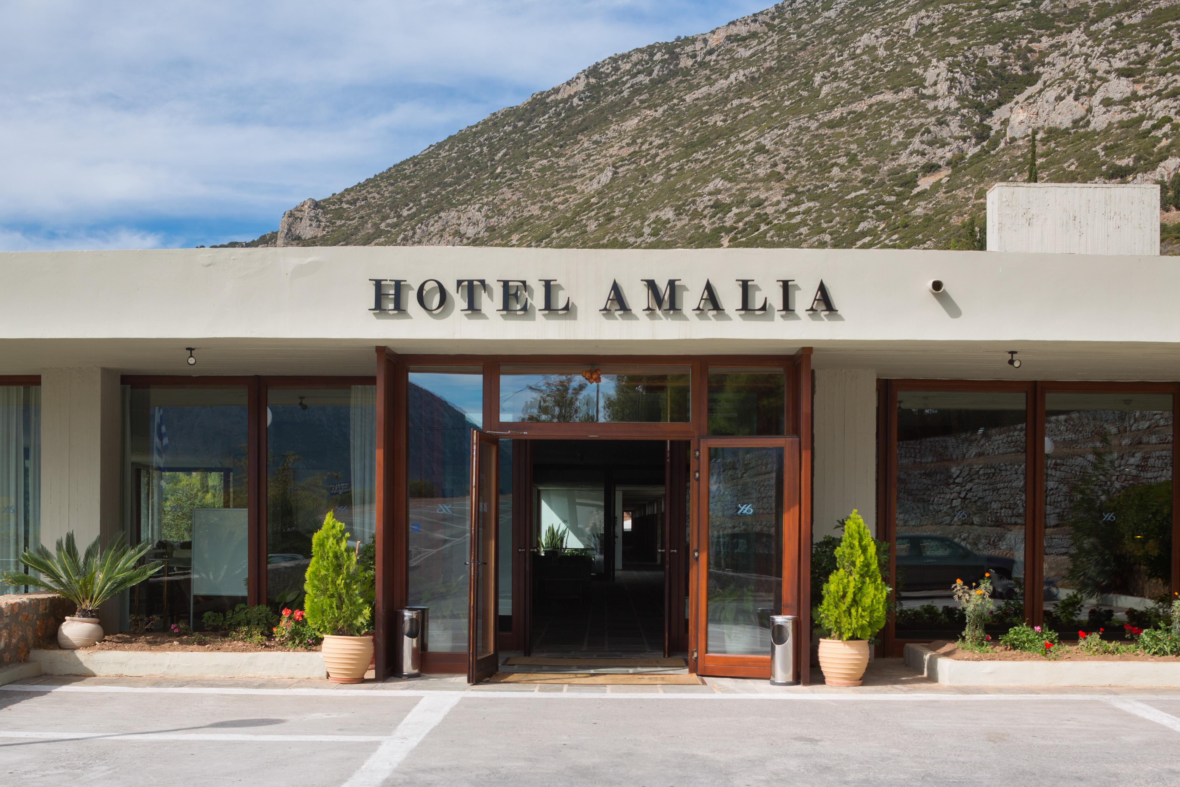 Amalia Hotel Delphes Extérieur photo